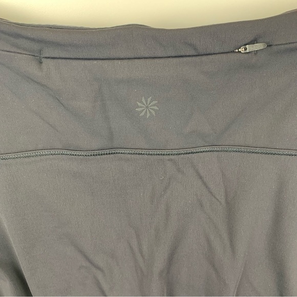 ATHLETA sz L TALL Black Match Point Skort Tennis Golf Pickleball Women's Skirt - Picture 6 of 10